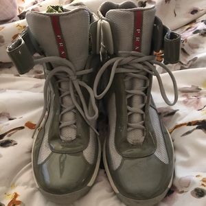 Classic American Cup Prada Sneakers